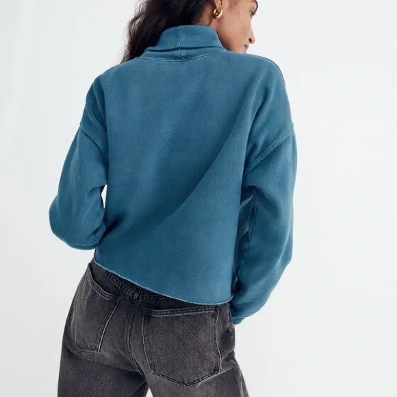 Madewell’s Rivet & Thread Turtleneck Sweatshirt Size Small - Picture 3 of 11